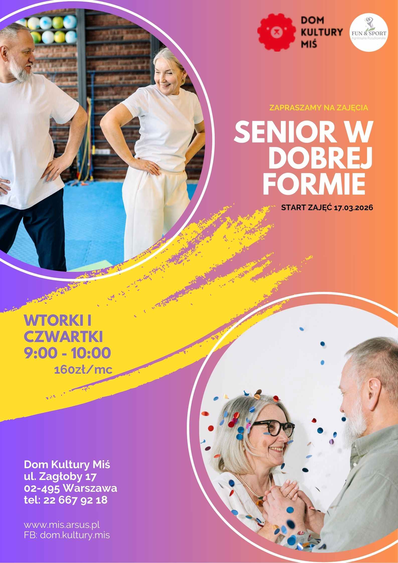 Senior w dobrej formie w Misiu