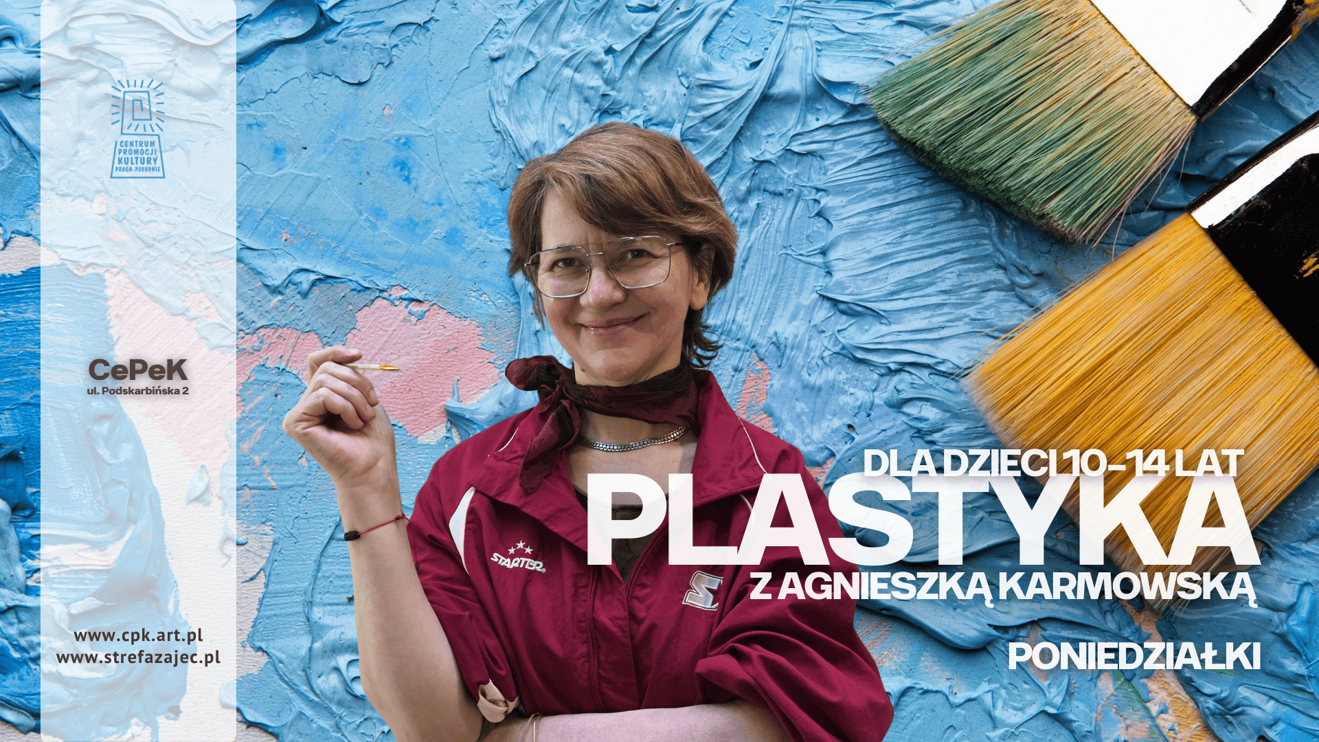 Plastyka dla dzieci (10-14 lat) - poniedziałki - Agnieszka Karmowska - CEPEK