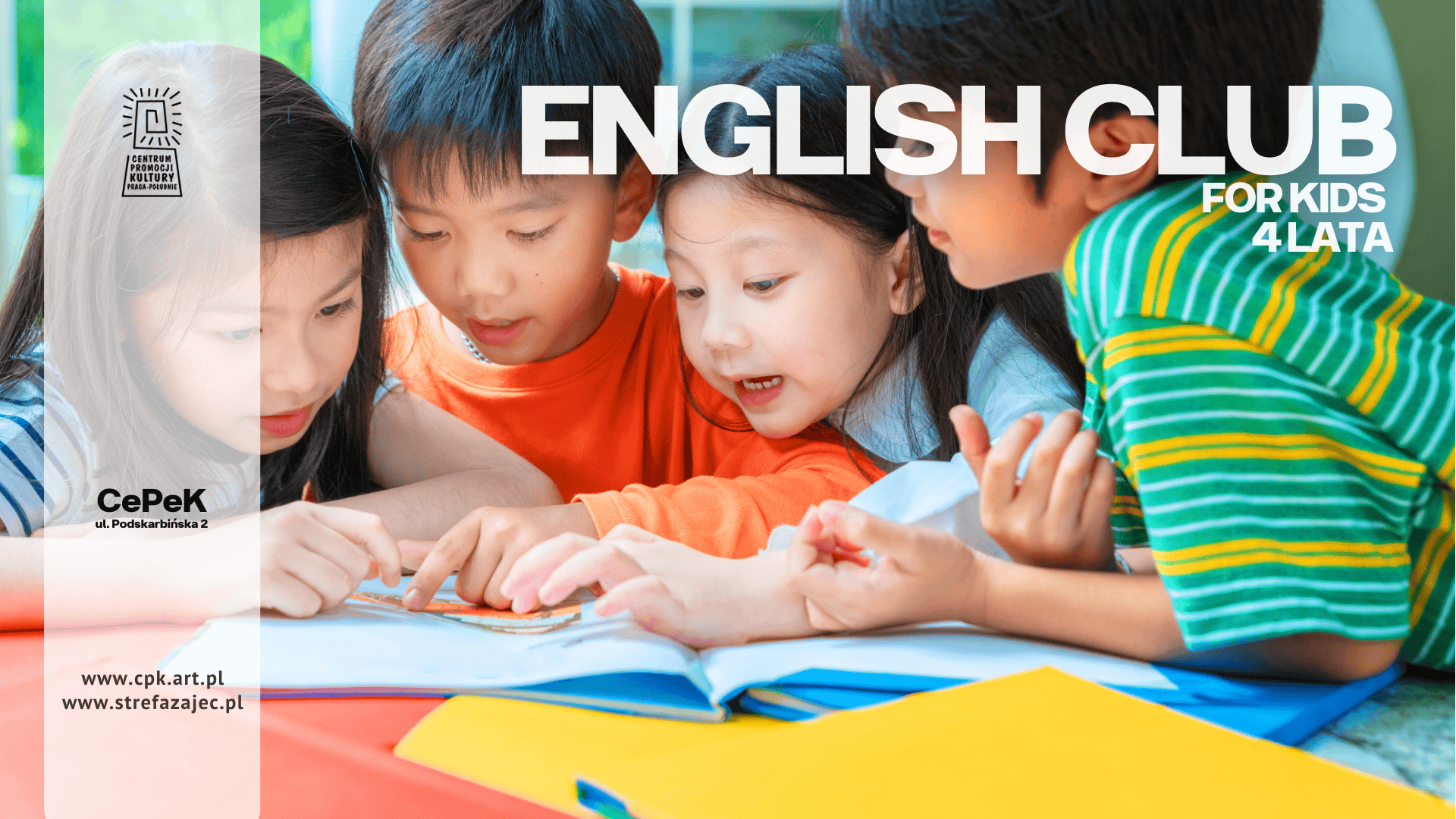 English Club for kids - 4 lata - CEPEK