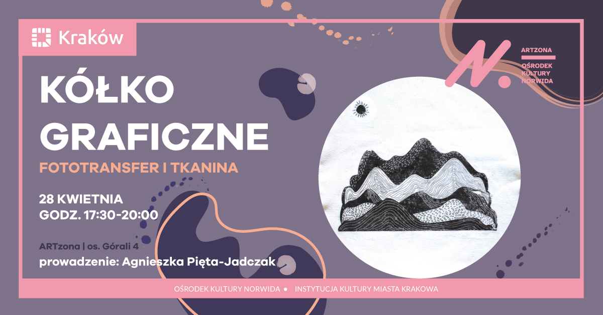 Fototransfer i tkanina. Kółko graficzne