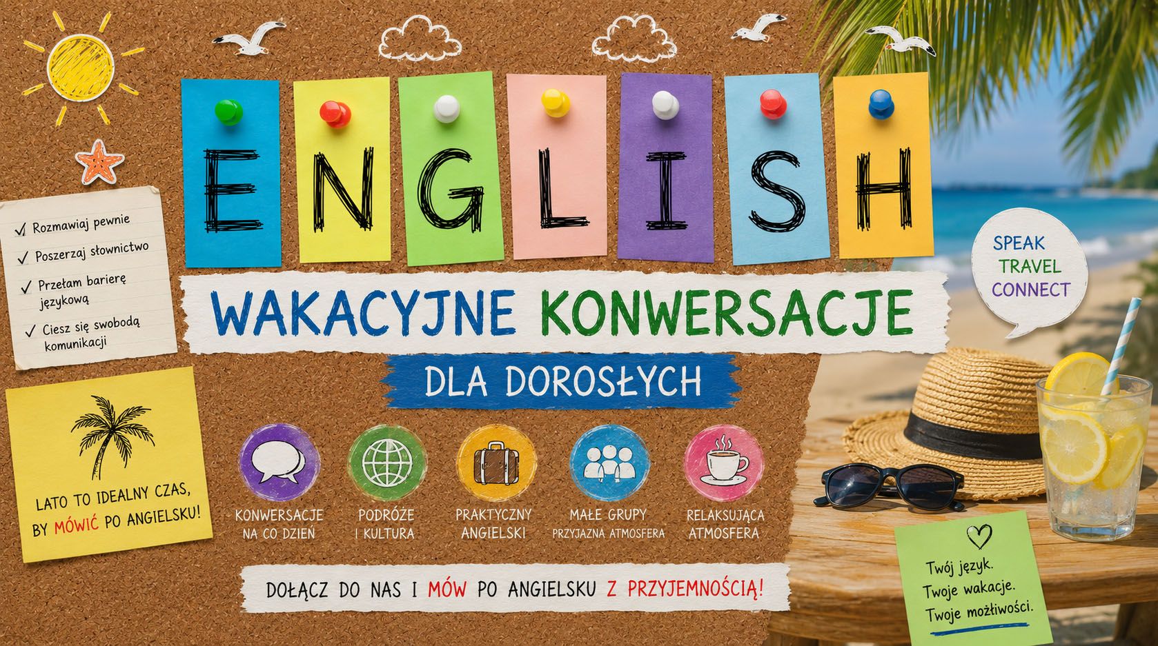 Wakacyjne konwersacje dla dorosłych