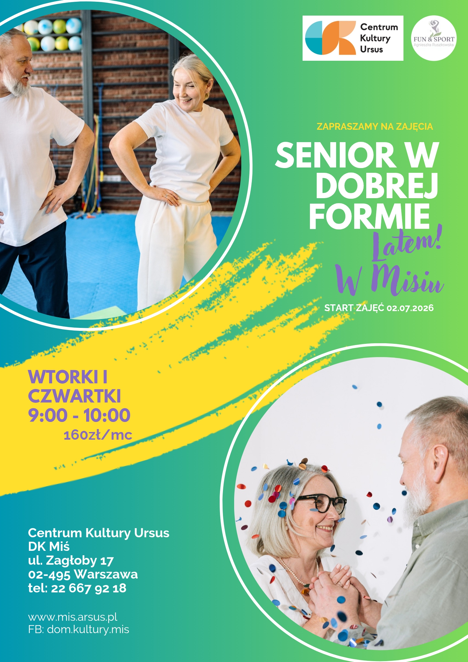 Senior w dobrej formie w Misiu