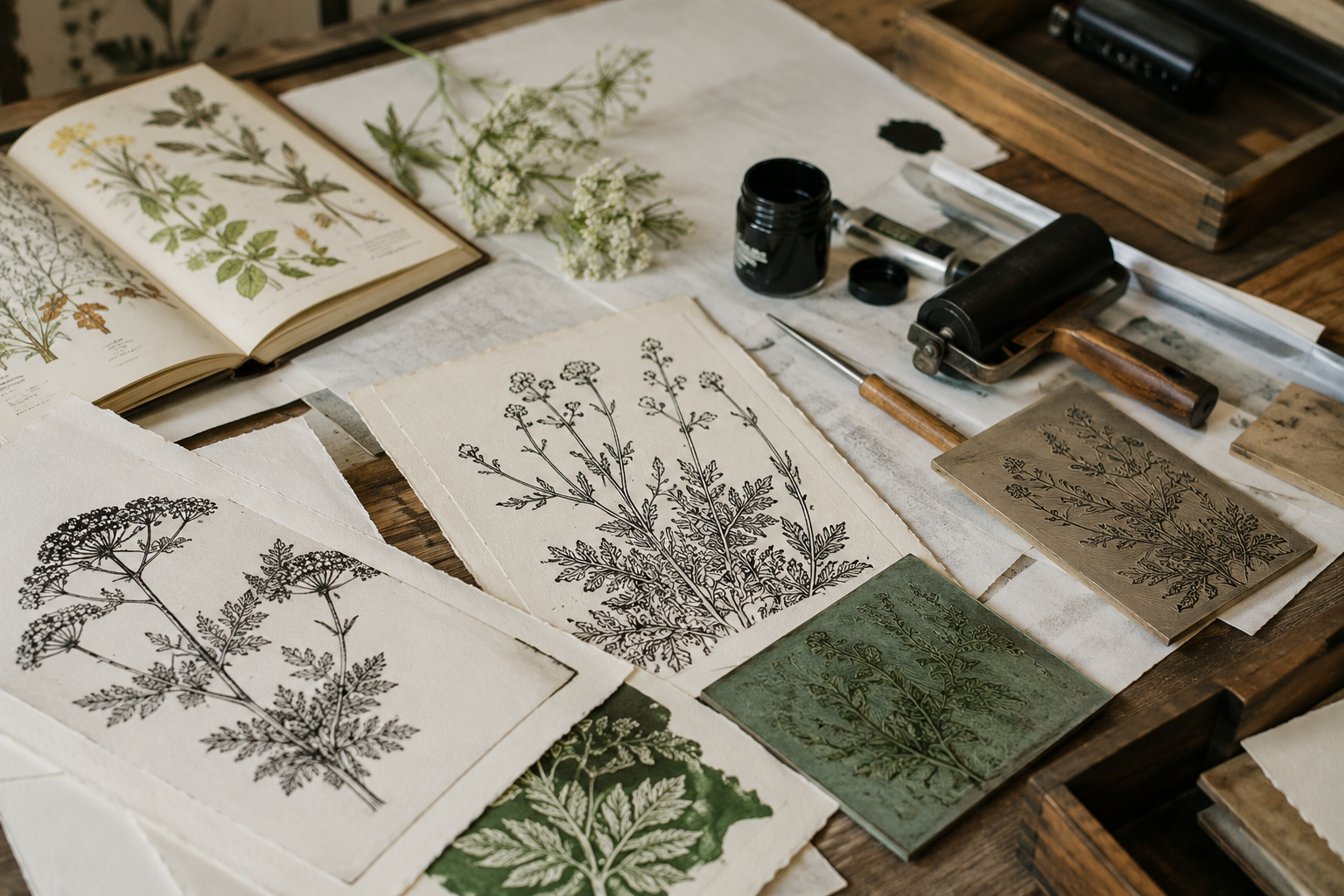 Rysunek botaniczny z elementami grafiki warsztatowej (pon.18.00)