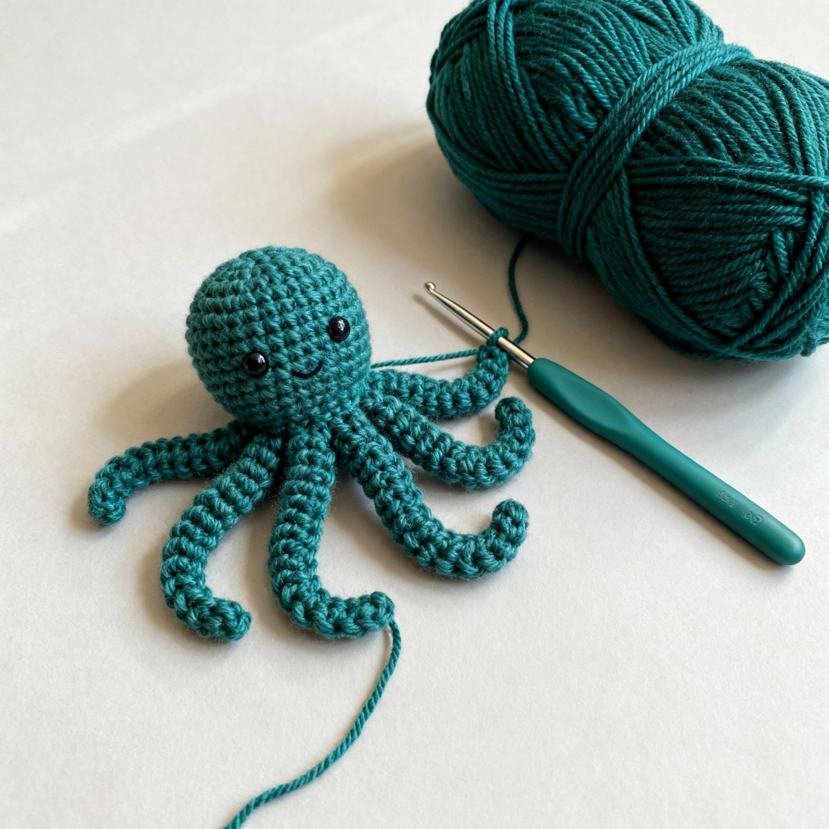 Szydełkowanie techniką amigurumi, poniedziałek