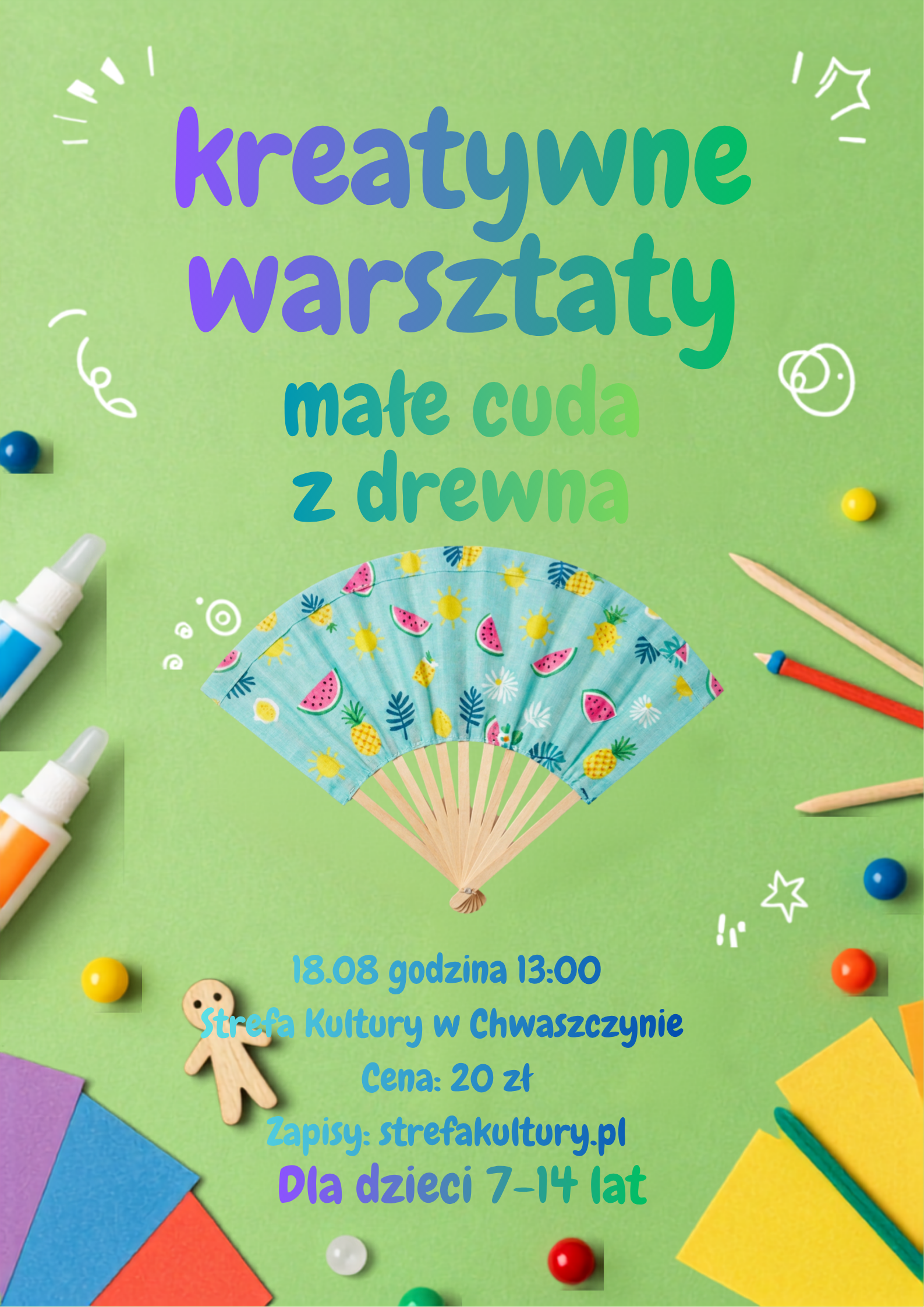 warsztaty dla dzieci - drewniane cuda - Chwaszczyno