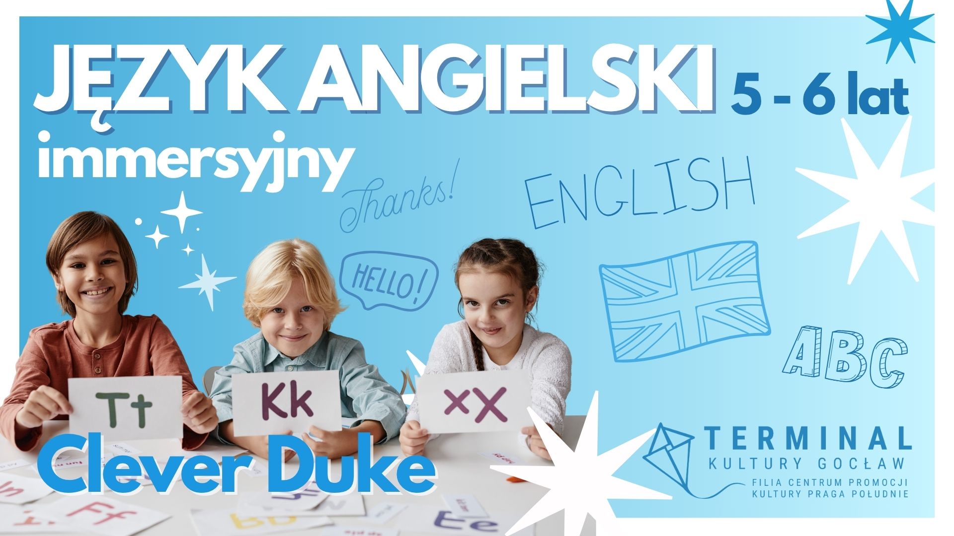 Angielski – zajęcia immersyjne dla dzieci 5–6 lat  - Clever Duke TKG