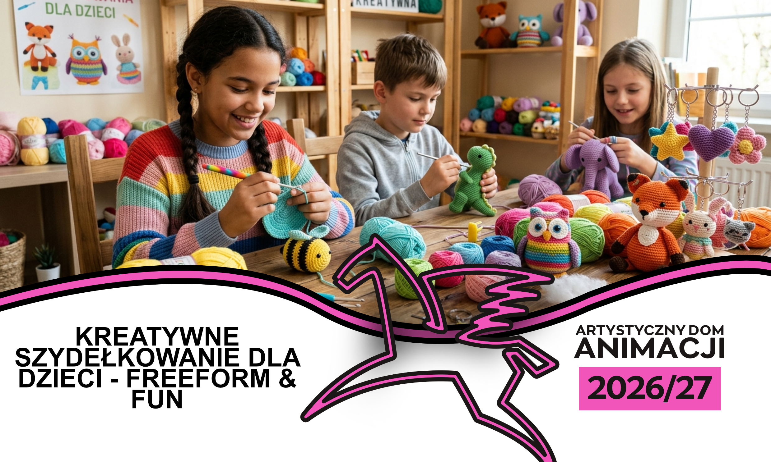 Kreatywne szydełkowanie dla dzieci - Freeform & Fun