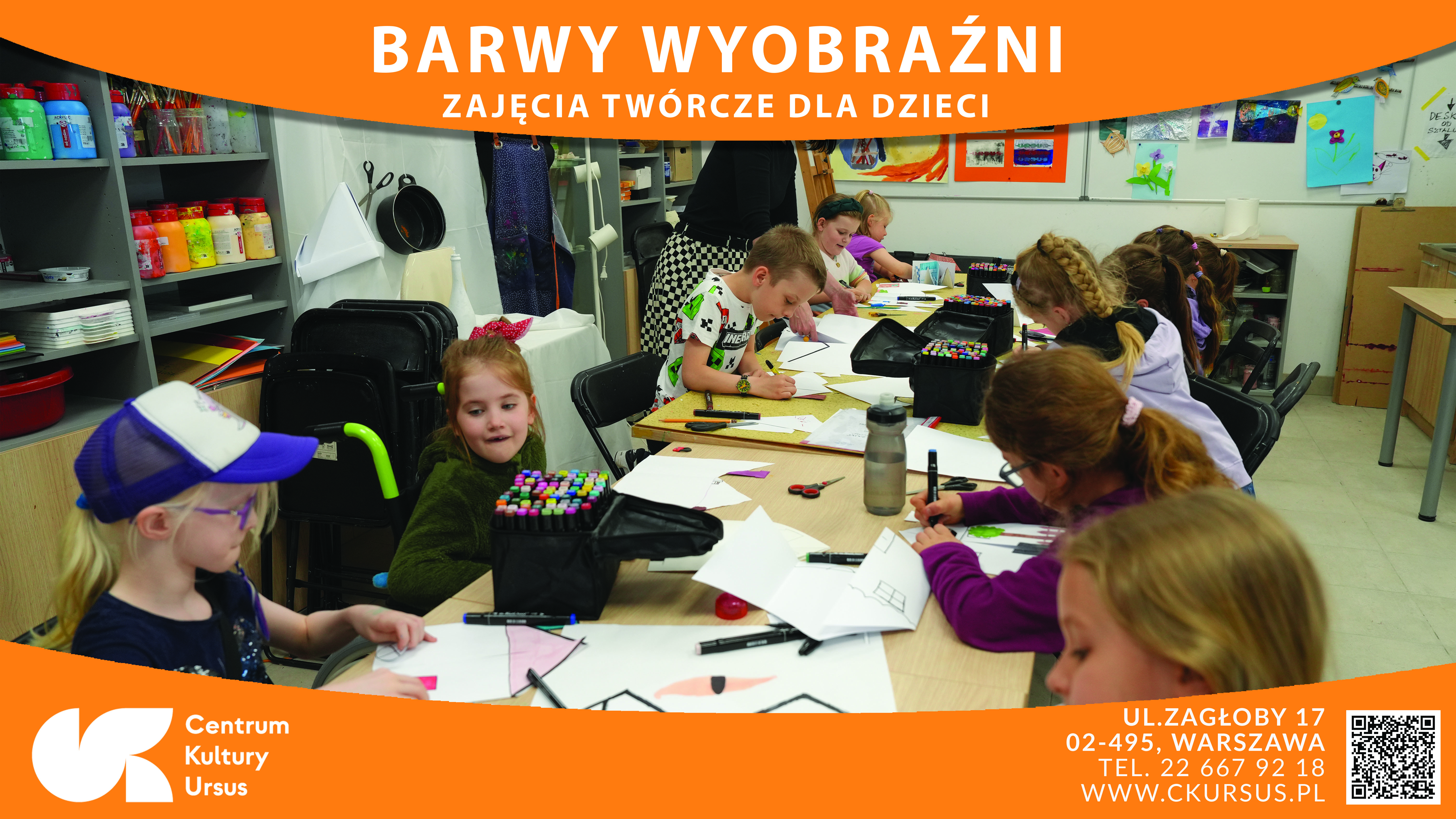Barwy wyobraźni - zajęcia plastyczne dla dzieci w Misiu
