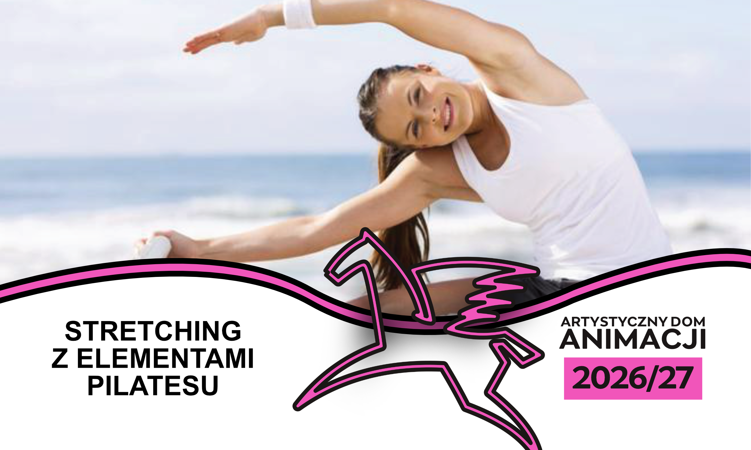 Stretching z elementami pilatesu