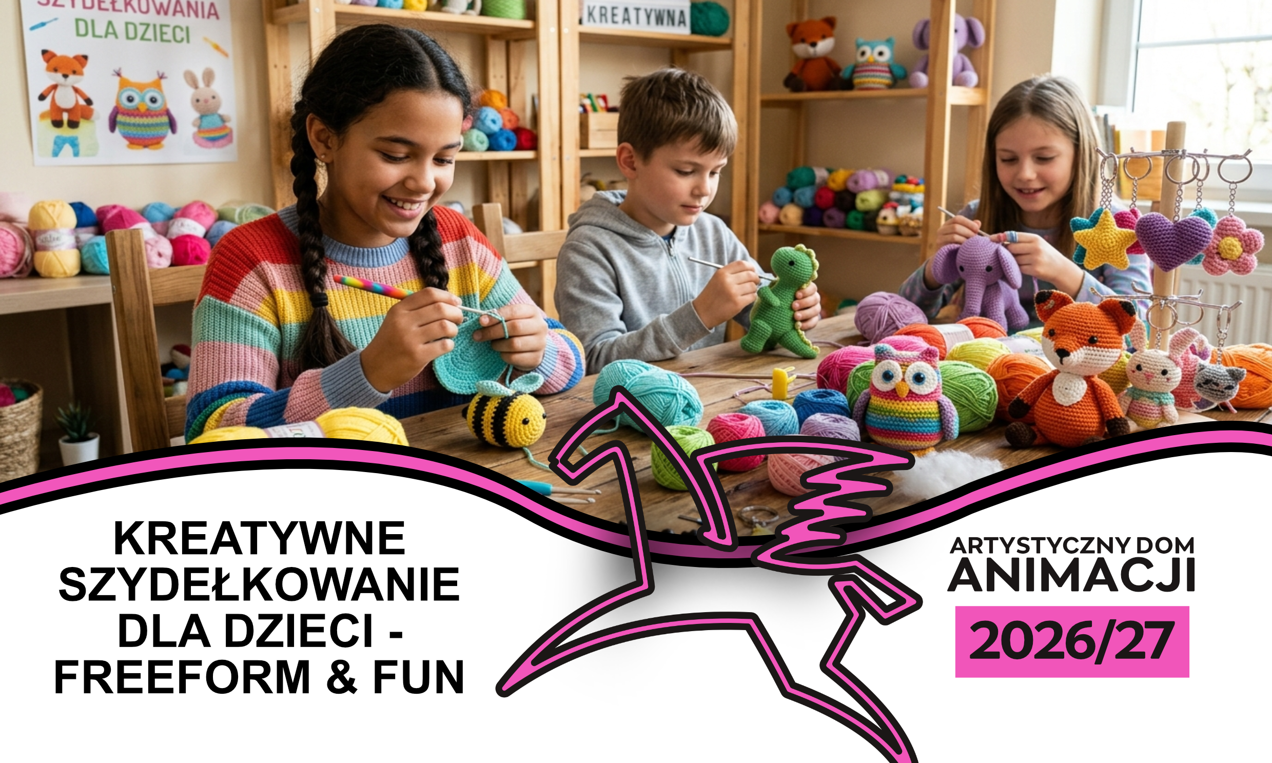 Kreatywne szydełkowanie dla dzieci - Freeform & Fun