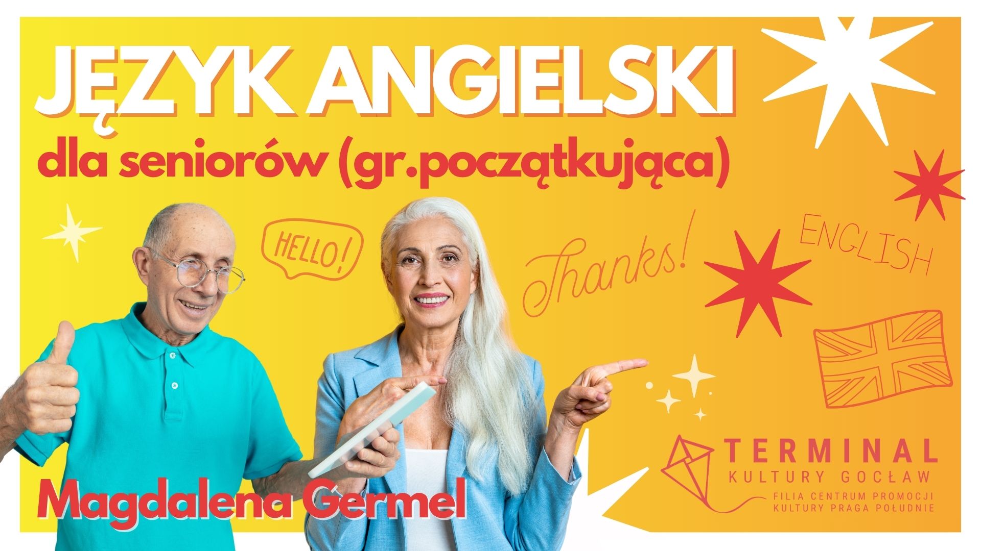 Angielski dla seniora grupa początkująca - Magda Germel TKG