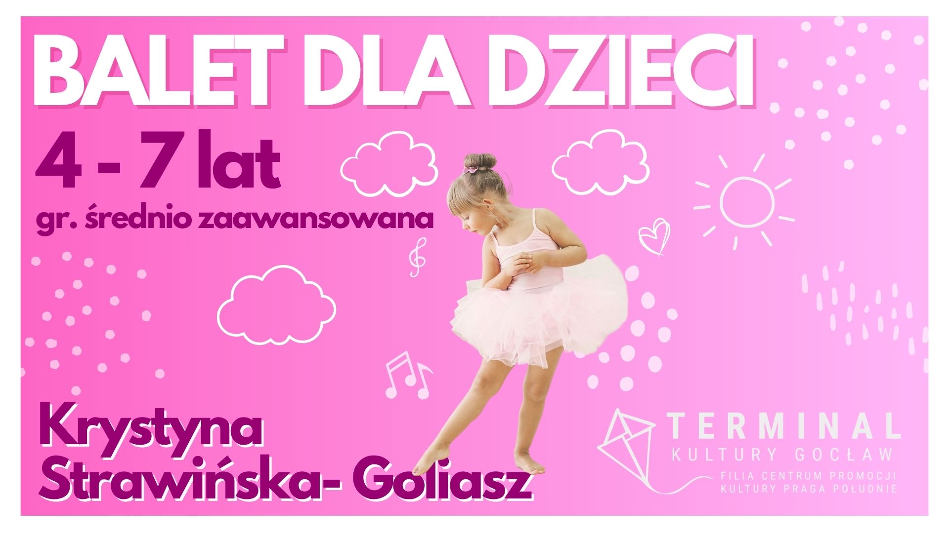 Balet dla dzieci 4-7 (grupa średnio zaawansowana) - Krystyna Goliasz TKG
