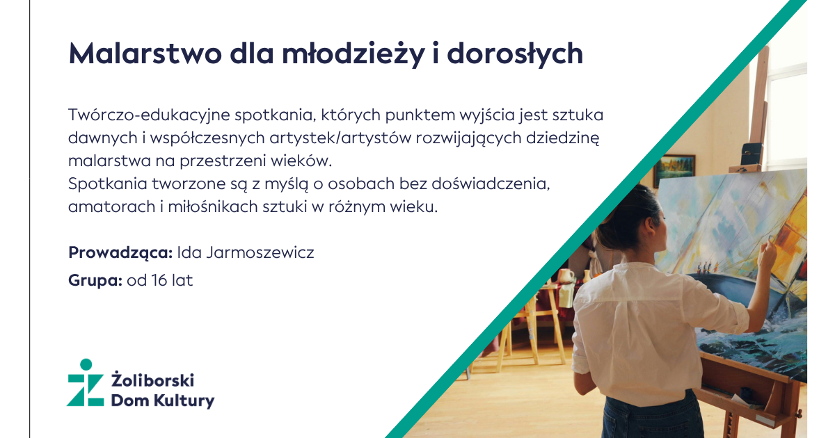 Malarstwo dla młodzieży i dorosłych (czwartek)