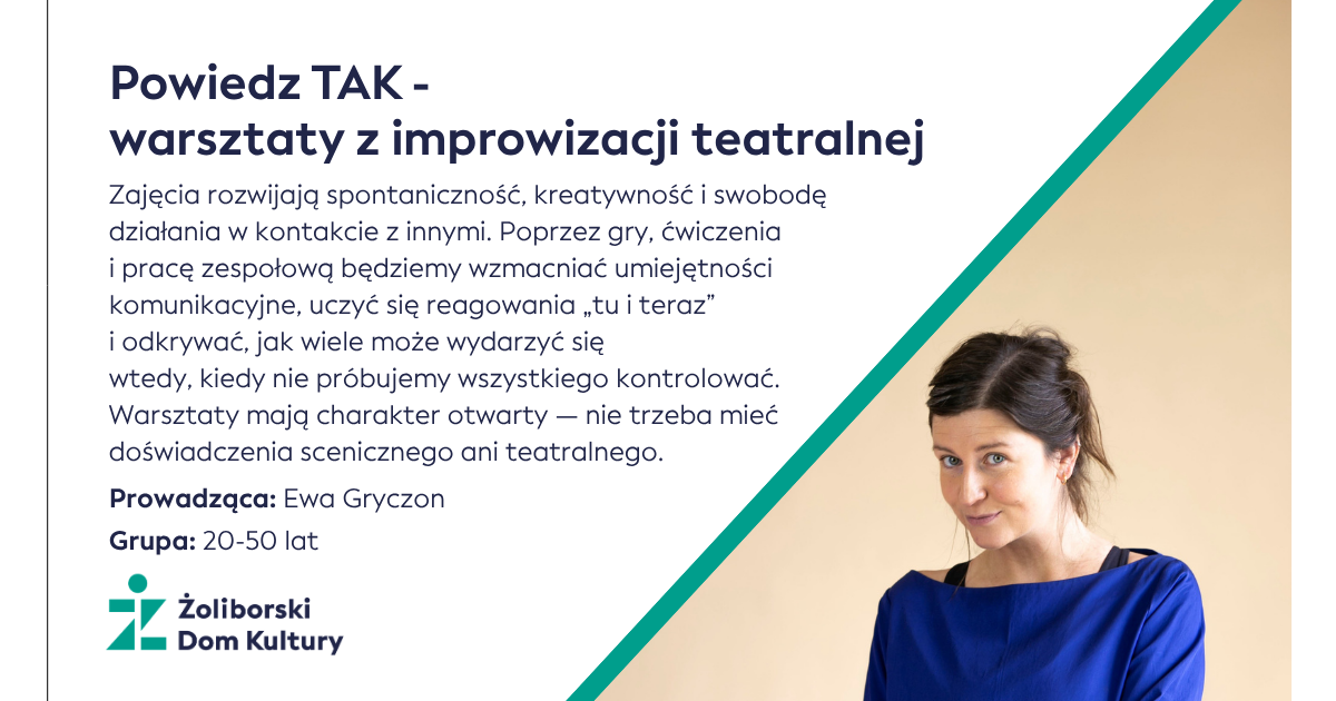 Powiedz TAK - warsztaty z improwizacji teatralnej