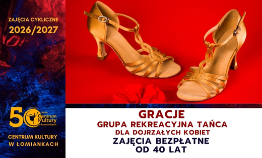 Gracje - grupa rekreacyjna tańca dla dojrzałych kobiet - zajęcia bezpłatne