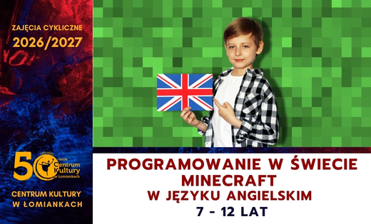 Programowanie w świecie Minecraft w języku angielskim (EDU FUN ACADEMY)
