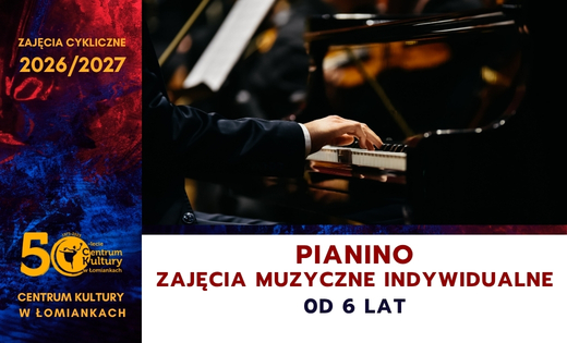 Pianino - zajęcia muzyczne indywidualne