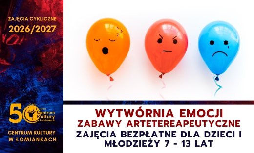 Wytwórnia emocji - Zabawy arteterapeutyczne dla dzieci i nastolatków- zajęcia bezpłatne