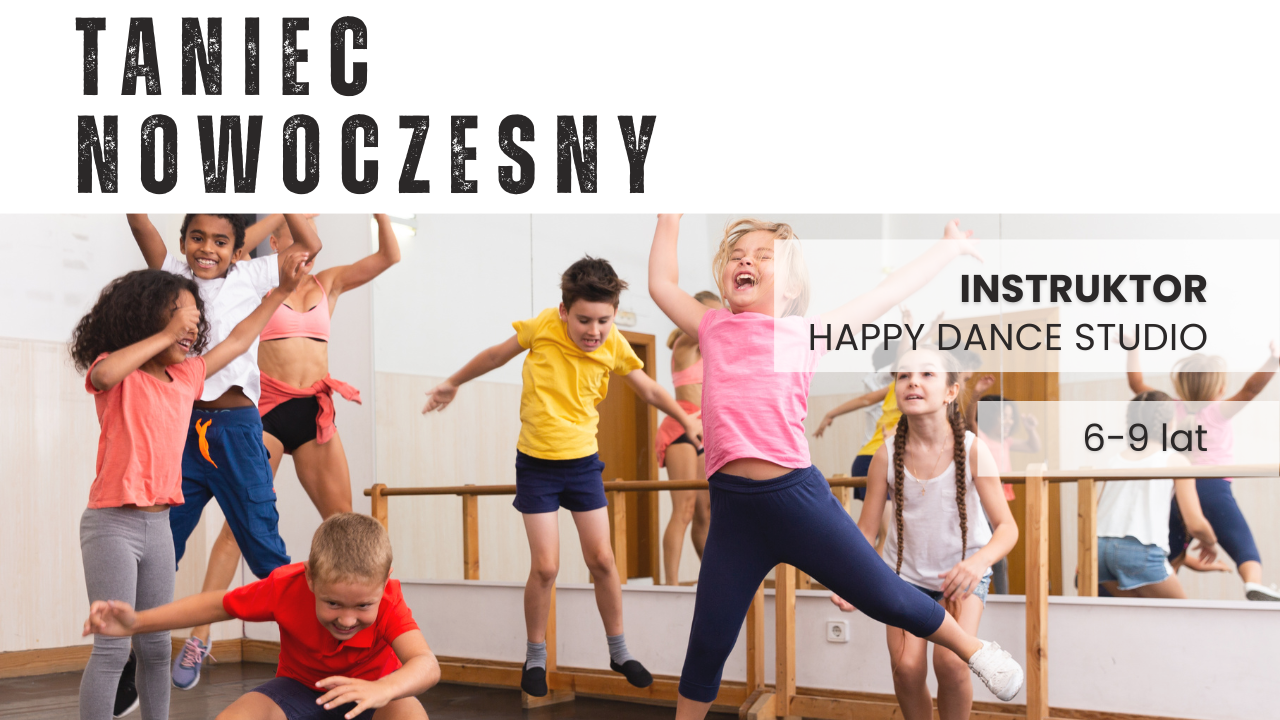 Taniec nowoczesny dzieci (6-9 lat)