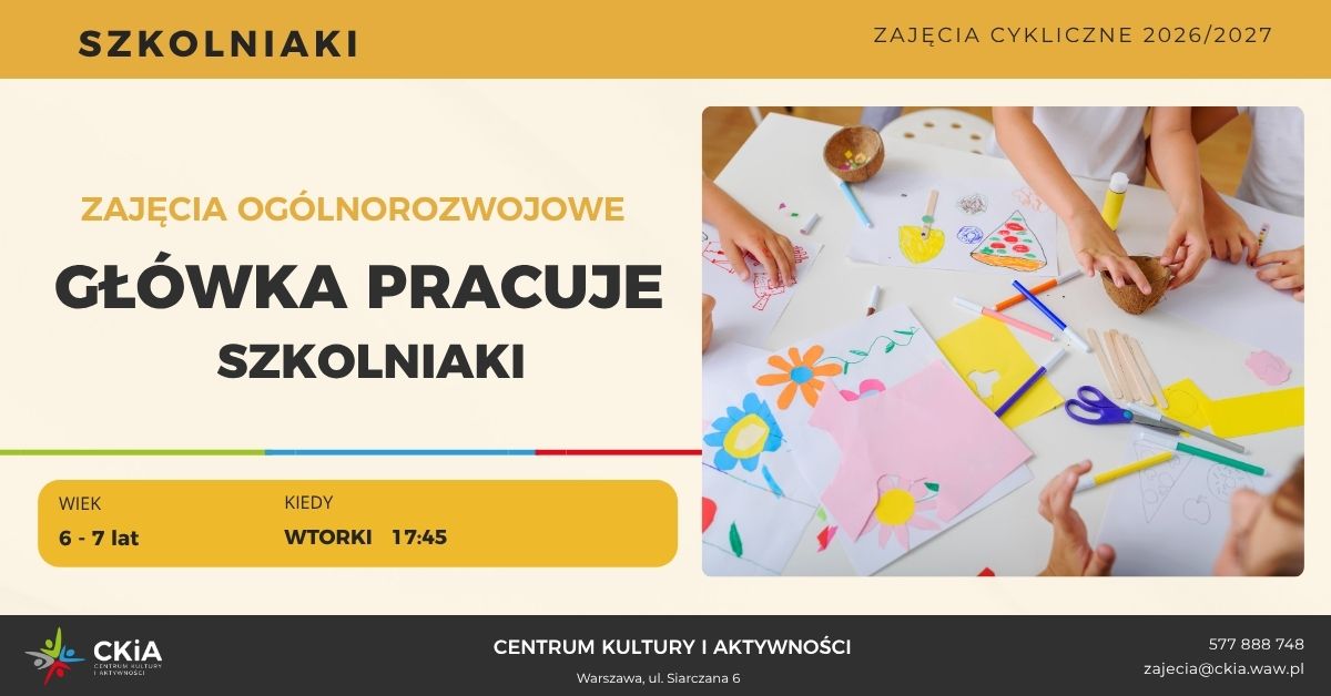 GŁÓWKA PRACUJE szkolniaki