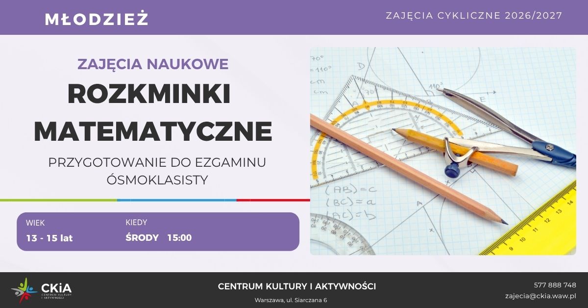 ROZKMINKI MATEMATYCZNE - przygotowanie do egzaminu ósmoklasisty