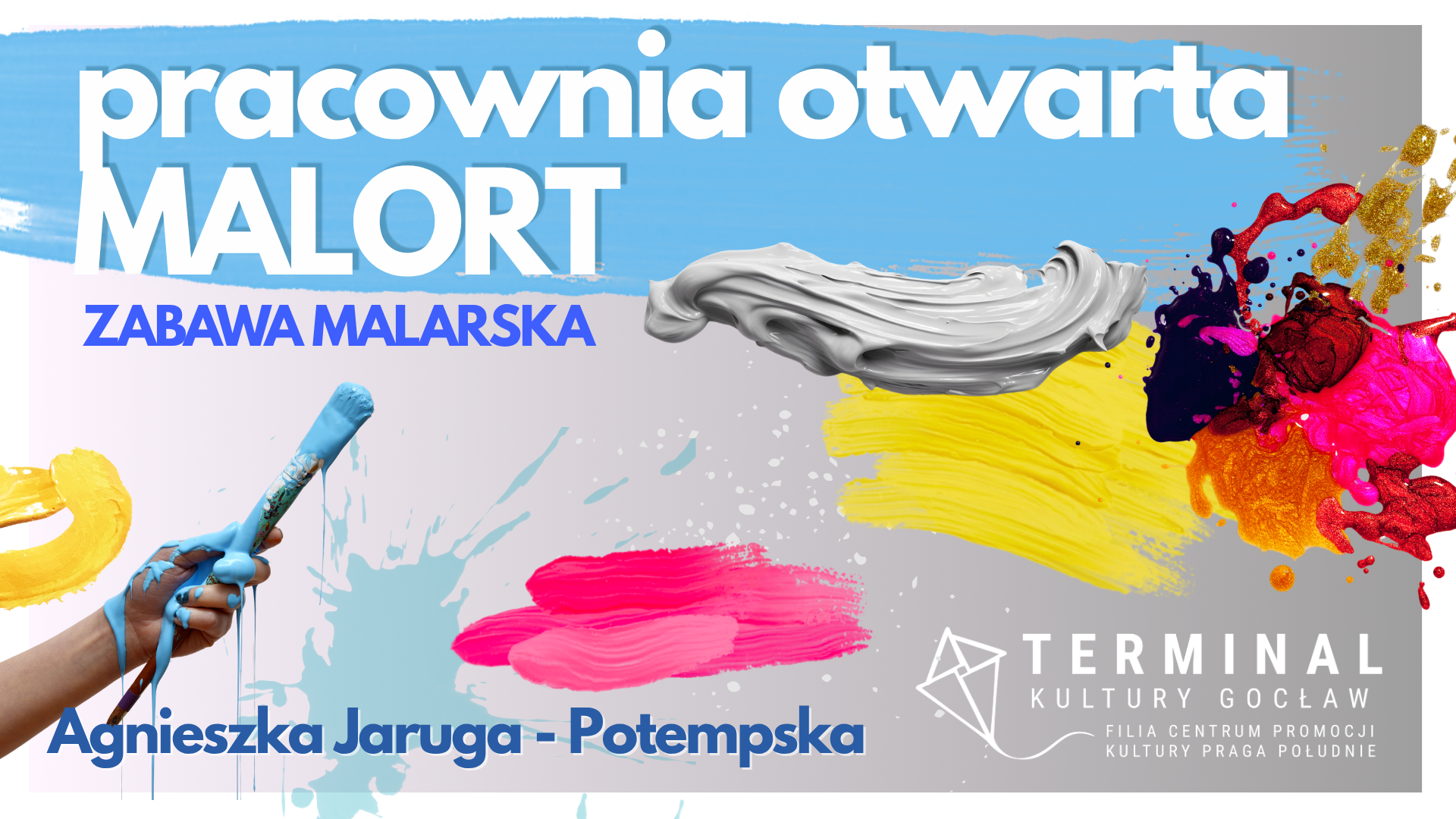 Pracownia Otwarta MALORT  Zabawa malarska - Agnieszka Jaruga TKG