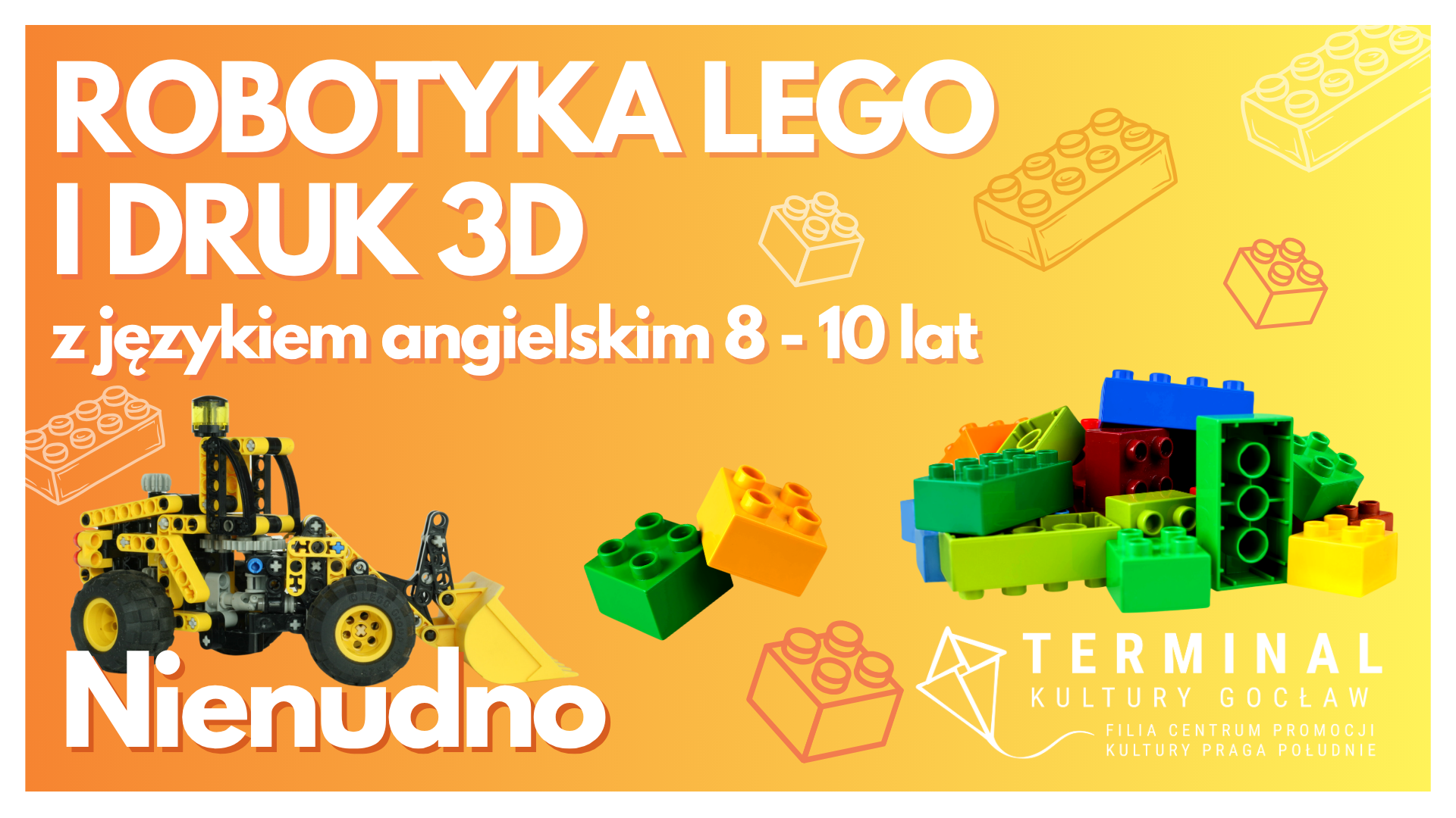 Robotyka Lego i druk 3D z językiem angielskim 8-10 - Nienudno TKG