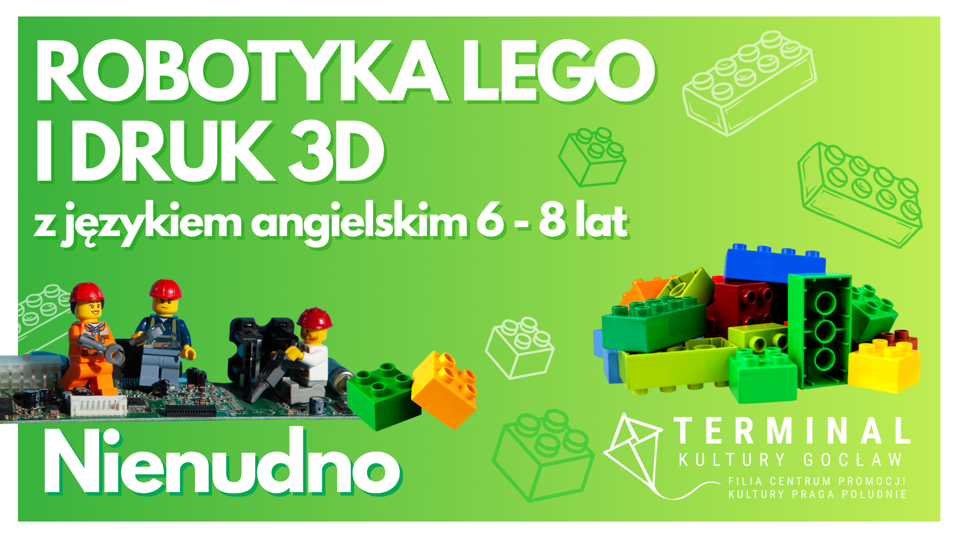 Robotyka Lego i druk 3D z językiem angielskim 6-8 - Nienudno TKG