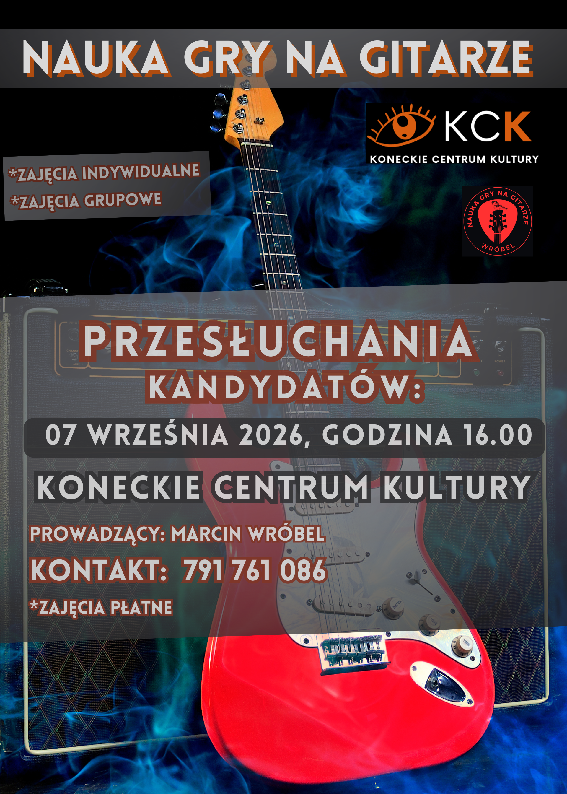 Nauka gry na gitarze Marcin Wróbel