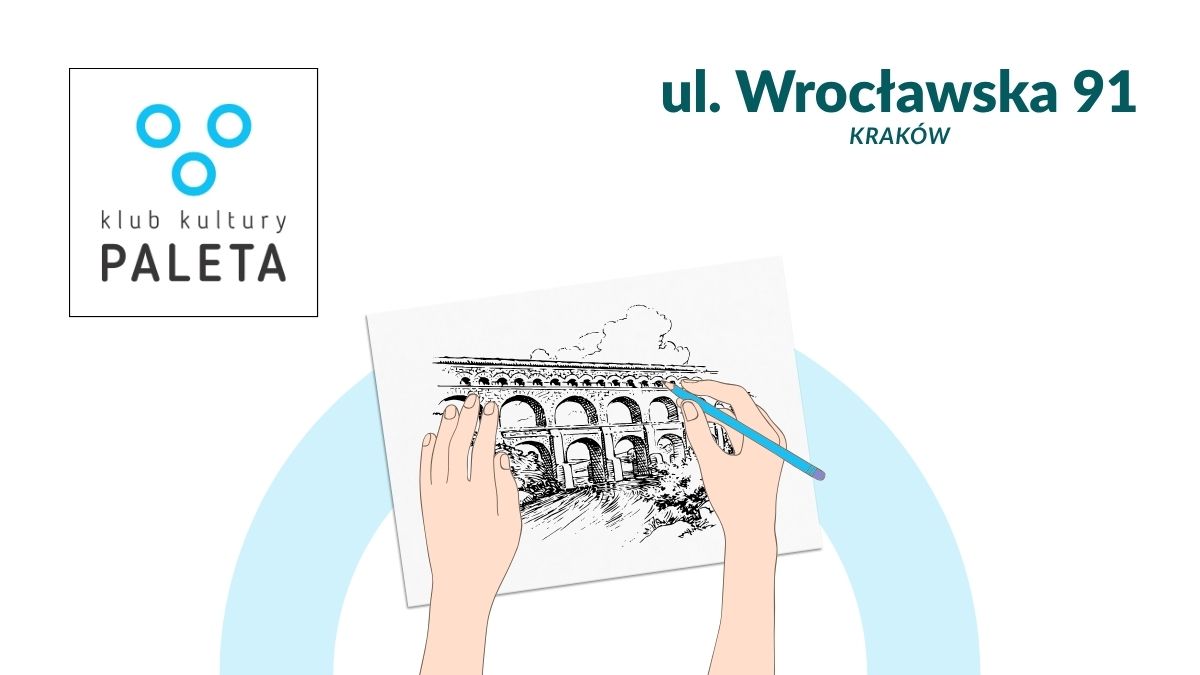 Rysunek z elementami malarstwa dla dorosłych