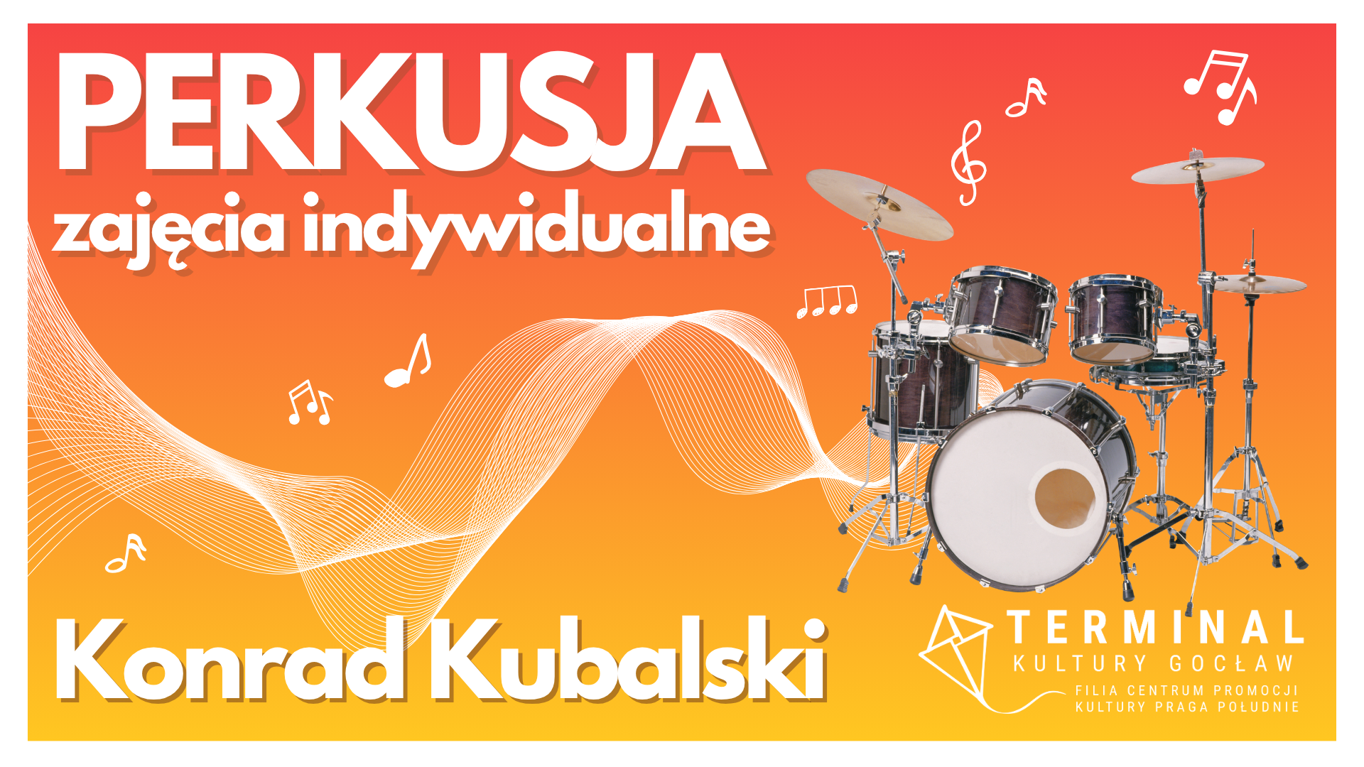 Zajęcia indywidualne z nauki gry na perkusji - Konrad Kubalski TKG