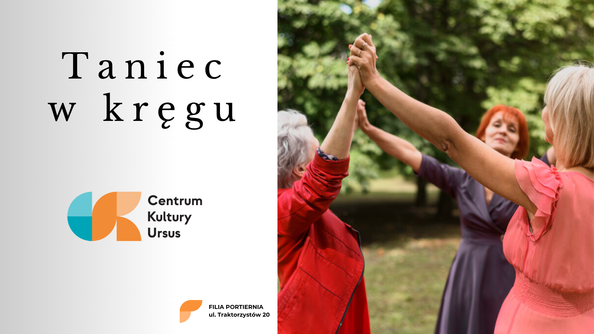 Taniec w kręgu w CKU Filii Portiernia
