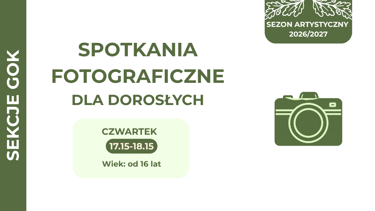 Spotkania fotograficzne dla dorosłych