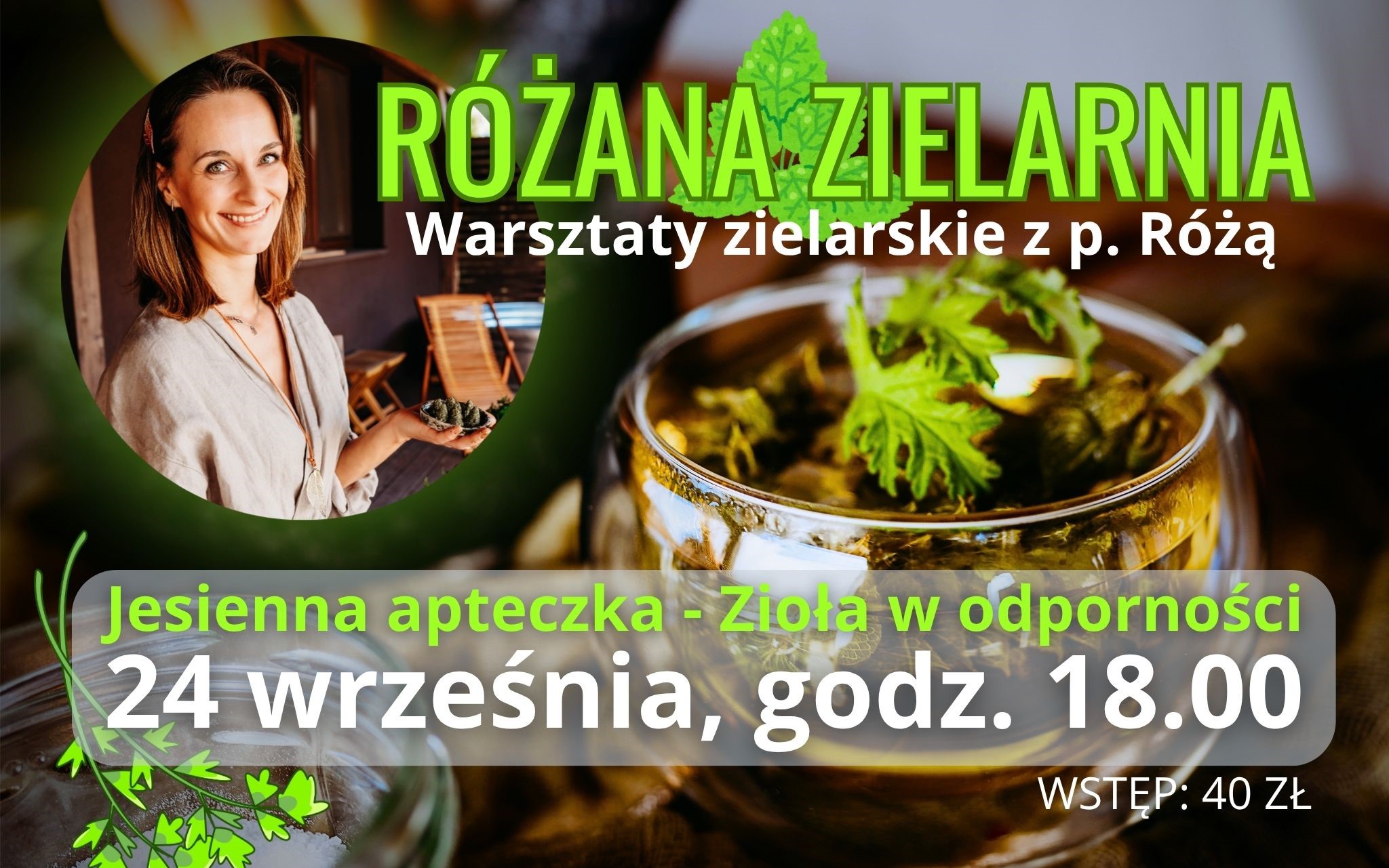 Różana Zielarnia: Jesienna apteczka - zioła w odporności