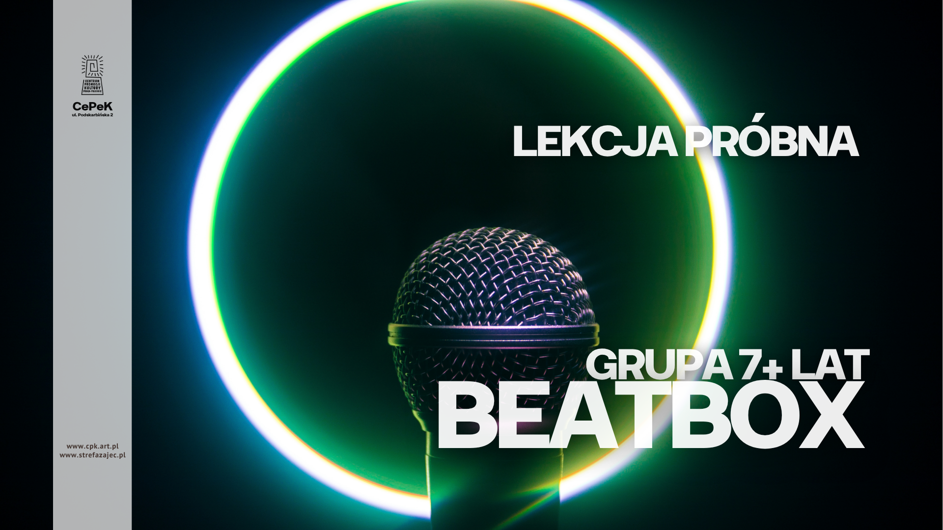 Beatbox - lekcja próbna - 03.10.2026 @ CEPEK