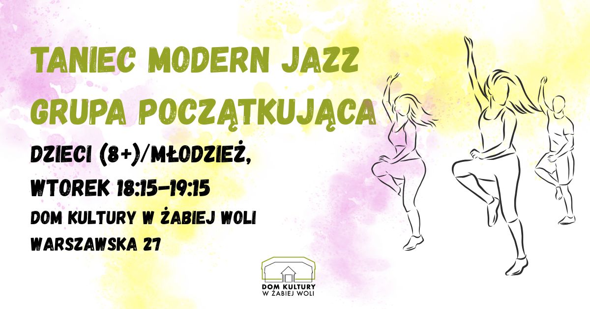 Taniec Modern Jazz Gr Początkująca
