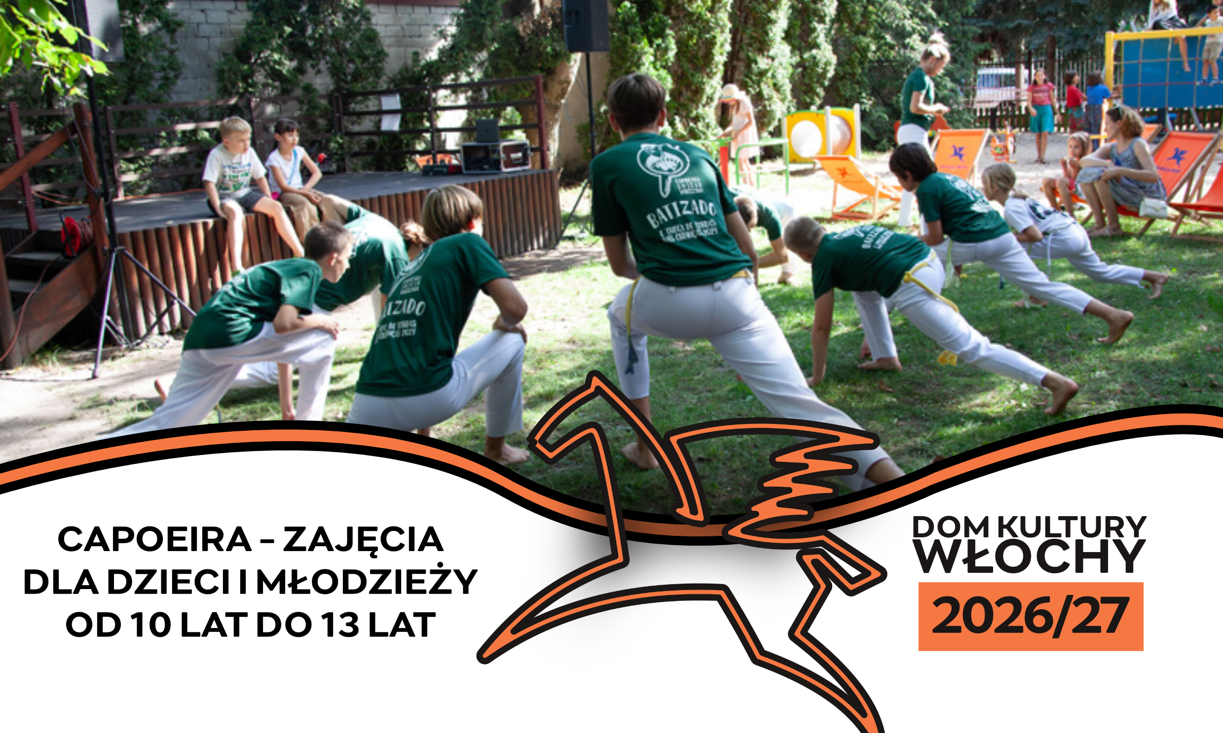 Capoeira dla dzieci i młodzieży od 10 lat do 13 lat  *