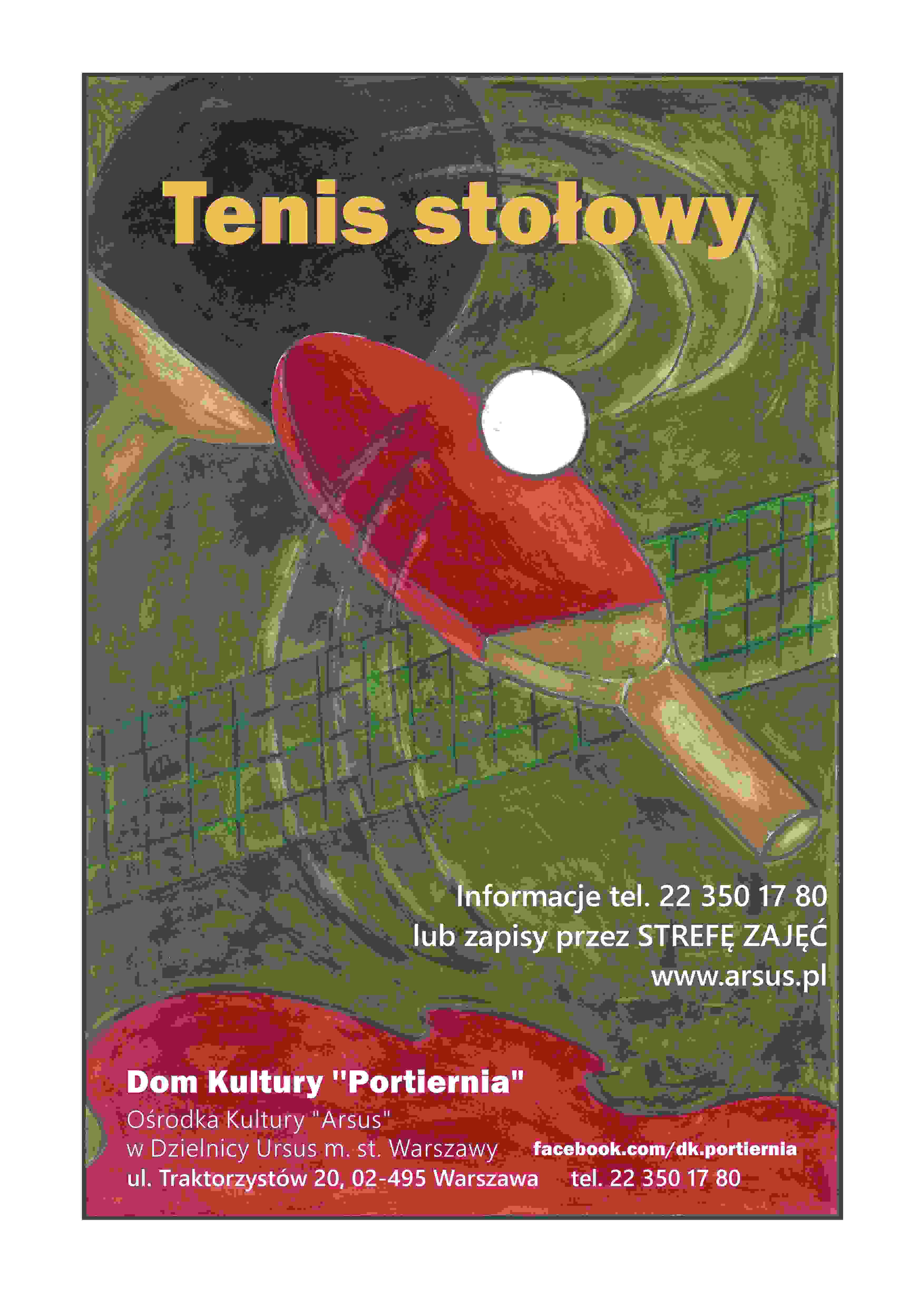 Tenis stołowy - nauka gry dla dzieci i młodzieży w "Portierni"