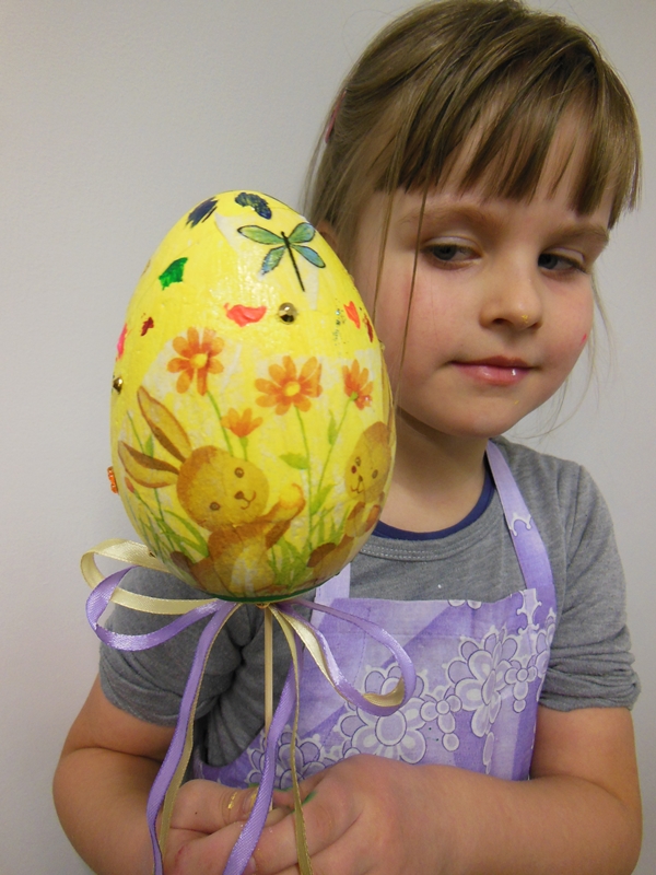 AT 29.03.2023 Pisanki decoupage mix media Zajęcia, Kursy online