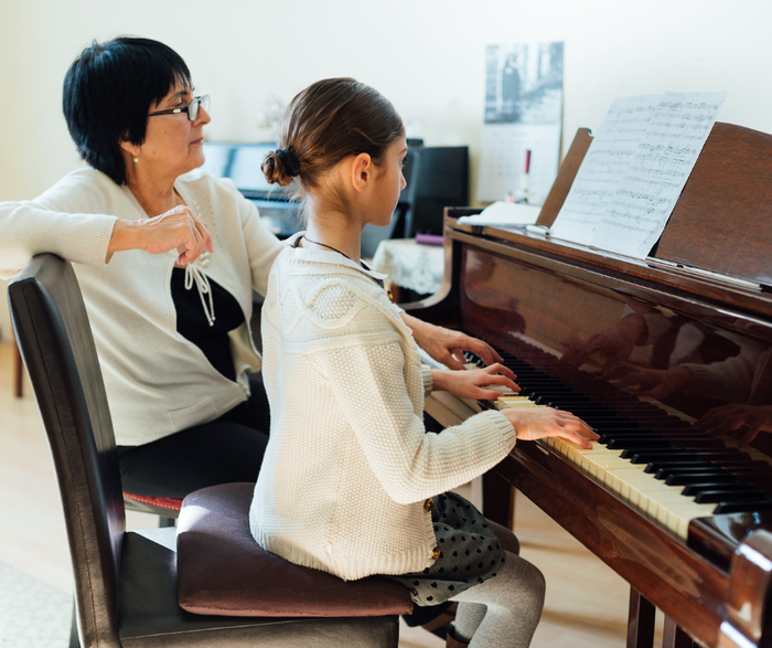 Nauka gry na pianinie