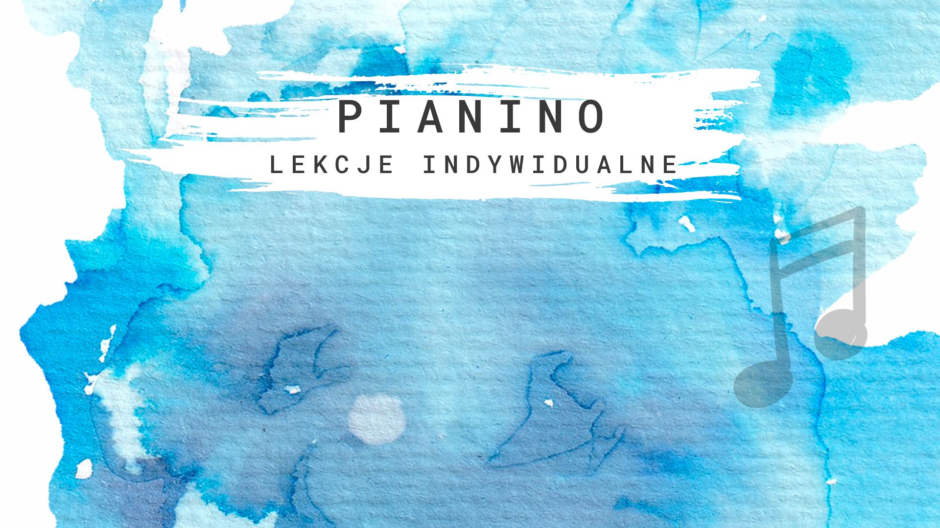 Pianino - lekcje indywidualne